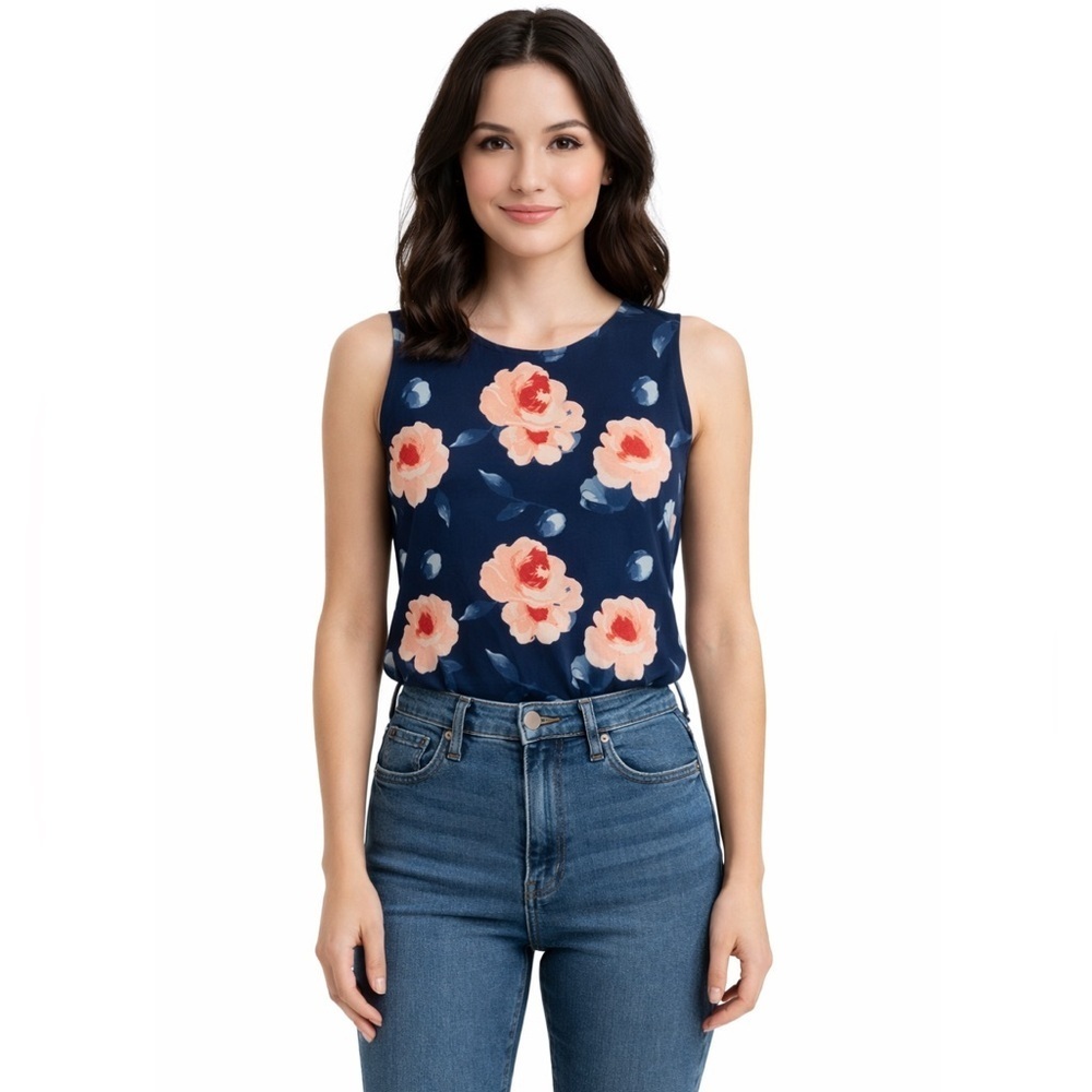 Floral Sleeveless Top